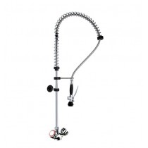 Robinetterie cuisine douchette EC/EF mono-trou mélangeur standard à poser sur plonge H 1200 mm