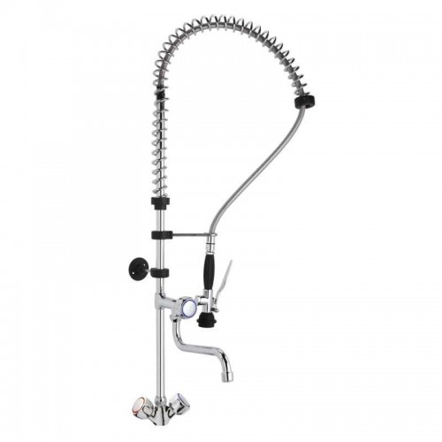 Robinetterie cuisine, douchette EC/EF avec col de cygne mélangeur 1/4 de tour H- 580 mm Robinetterie cuisine, douchette EC/EF avec col de cygne mélangeur 1/4 de tour H- 580 mm