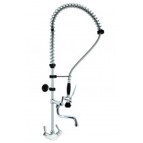 Robinetterie cuisine douchette EC/EF mono-trou avec col de cygne mélangeur 1/4 de tour H- 1200 mm