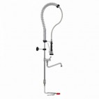 Robinetterie cuisine, douchette à commande par pédale EF, à poser sur plonge, H 1200 mm