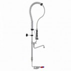 Robinetterie cuisine, douchette à commande par pédale EC, à poser sur plonge, H 1200 mm