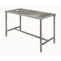 Table de débarrassage, avec tvo, sans étagère basse