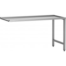Table de sortie lave-vaisselle, lisse réversible sans dosseret pour laverie, sans étagère