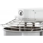 Pétrin pizza, à spirale, acier inox, tête et cuve fixées, IBT H2O 30