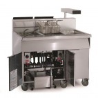 2 x Friteuses IFS50 avec système de filtrage integré - Régulation mécanique
