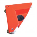 Jeu de 4 Coins roulants, dimensions utiles 50 x 65 mm, capacité 400 Kg