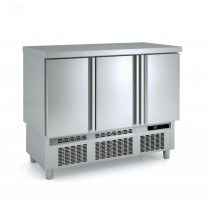 Meuble GN1/1 compact 700, 3 portes, groupe en dessous, 399 L