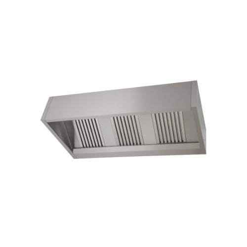 Hotte murale rectangulaire inox AISI 430 sans moteur L 3480 mm x P 900 mm x H 540 mm, sur mesure Hotte murale rectangulaire inox AISI 430 sans moteur L 3480 mm x P 900 mm x H 540 mm, sur mesure