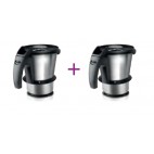 Robot cuiseur cooking partner, 1 + 1 cuves de 2 L