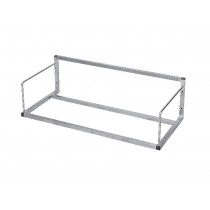 Etagères inox cuisine murale pour casier de lave-vaiselle, inox AISI 304,  L- 600 mm