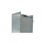 Arrière inox meuble 2 portes