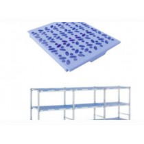 Clayette polypropylène P 567 mm pour rayonnage à clayettes