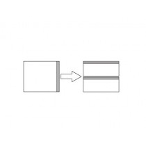 Kit 3 tiroirs refrigérés GN 1/1 profondeur 3 x 100 mm