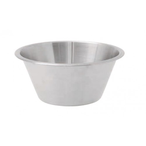 Bassine à fond plat, inox, 16 L, diamètre 400 mm Bassine à fond plat, inox, 16 L, diamètre 400 mm