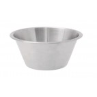 Bassine à fond plat, inox, 16 L, diamètre 400 mm