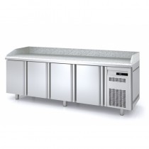 Meuble à pizza, 4 portes pleines, 516 L