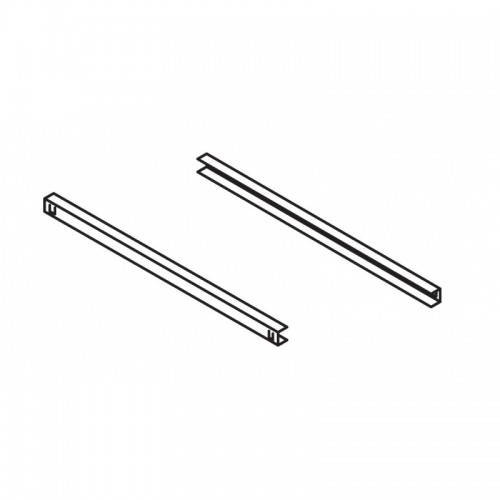 Jeu de glissières GN 2/1 en U, longueur 660 mm Jeu de glissières GN 2/1 en U, longueur 660 mm