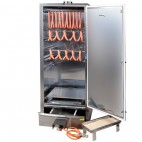 Fumoir 'FM2-70/85' pour viande et poisson, à gaz, en acier inoxydable, 7 niveaux
