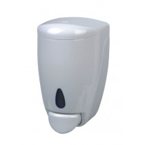 Distributeur de savon manuel 500 ml, L 95 x l 95 x H 165 mm