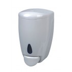 Distributeur de savon manuel 500 ml, L 95 x l 95 x H 165 mm
