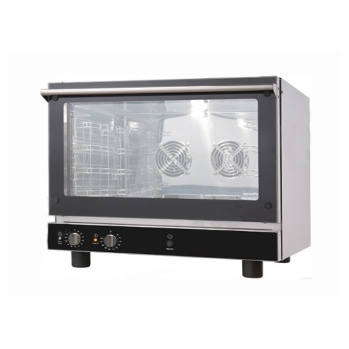 Four à convection - air pulsé, commandes électromecaniques, 4 niveaux GN 1/1 et 600 x 400, avec humidificateur manuel