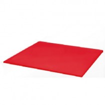 Plaque de découpe polyéthylène, rouge, L 1800 x P 700 x H 15 mm, sur mesure