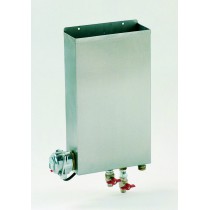 Bac de désinfection chauffant, en acier inoxydable, L 340 x P 100 x H 715 mm