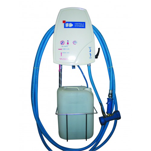 Poste de désinfection 1 produit L 650 x P 400 x H 1000 mm Poste de désinfection 1 produit L 650 x P 400 x H 1000 mm