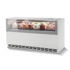 Vitrine à glace, Oneshow Free 120, capacité 10 bacs ronds de 3 L