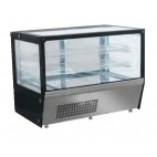 Vitrine panoramique, version à poser sur comptoir, 120 L,  droite verticale