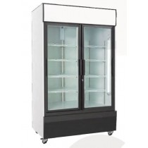Armoire à boisson, gamme multi-portes, 2 portes battantes, 630 canettes slim