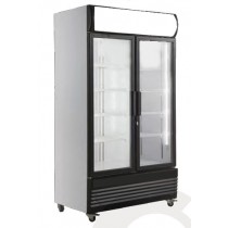 Armoire à boisson, gamme multi-portes, 2 portes battantes, 490 canettes slim