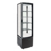 Vitrine panoramique positive, 1 porte, 280 L