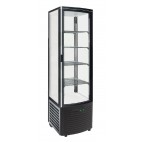 Vitrine panoramique positive, 1 porte, 280 L