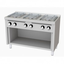 Fourneau à gaz basic, 6 feux, série 600, sur placard