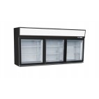 Vitrine de congélation, élément haut, vitrine 2 portes, 320 L