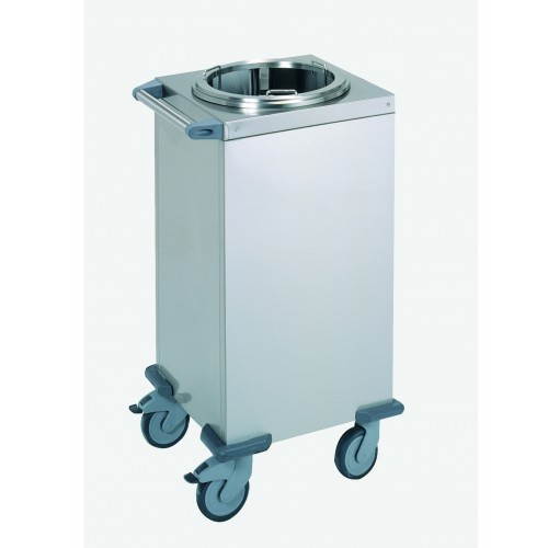 Chariot neutre à assiette acier inoxydable largeur 485 mm Chariot neutre à assiette acier inoxydable largeur 485 mm