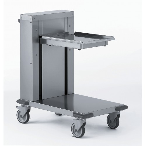 Chariot à plateaux à niveau constant acier inoxydable plate-forme 540 x 380 mm Chariot à plateaux à niveau constant acier inoxydable plate-forme 540 x 380 mm