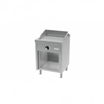 Fry-top électrique, série 600, acier rectifié, L 600 mm, sur placard