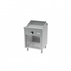 Fry-top électrique, série 600, acier rectifié, L 600 mm, sur placard