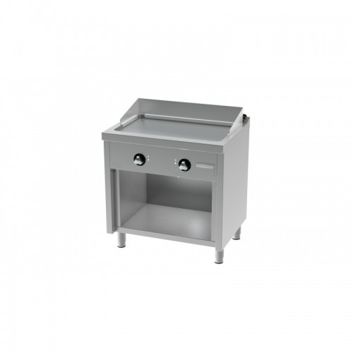 Fry-top électrique, série 600, acier rectifié, L 800 mm, sur placard Fry-top électrique, série 600, acier rectifié, L 800 mm, sur placard
