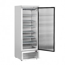Armoire réfrigérée,1 porte silver, gamme STATIQUE, 600  L