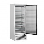 Armoire réfrigérée,1 porte silver, gamme STATIQUE, 600  L