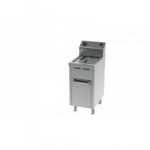 Friteuse électrique, 10 L, triphasé, 6 Kw, série 600, sur placard