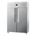 Armoire réfrigérée glissières embouties négqtive, gamme HYBRID GN 2/1, 2 portes, 1400 L