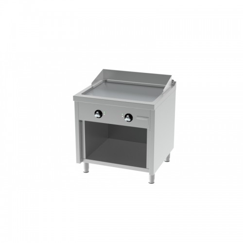 Fry-top électrique, série 750, acier rectifié, L 800 mm, sur placard Fry-top électrique, série 750, acier rectifié, L 800 mm, sur placard