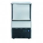 Machine à glaçons à palette, série QUASAR avec stockage intégré, 43 kg/24h, refroidissement à eau