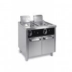 Friteuse à gaz, 12 L + 12 L, série 750, sur placard