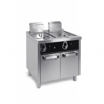 Friteuse à gaz, 12 L + 12 L, série 750, sur placard