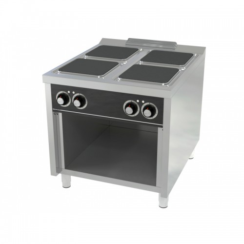 Fourneau électrique, 4 plaques, série 900, sur placard